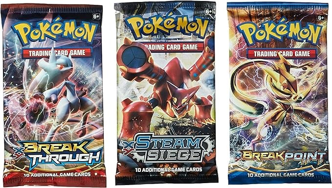Pokemon Cards - 3 Booster Packs (Random packs)