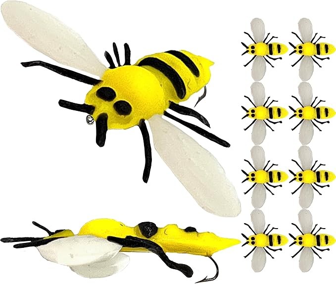 DELONG LURES - Insect & Bug Soft Plastic Lures for Panfish, Bluegill & Ice Fishing