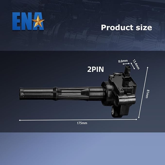 ENA Set of 3 Ignition Coil Pack and Wire Set Compatible with Toyota T100 Tacoma 4Runner Tundra 3.4L V6 1995-2004 Replacement for UF156 C1041 GN10184 90919-02212 5C1308 S623025