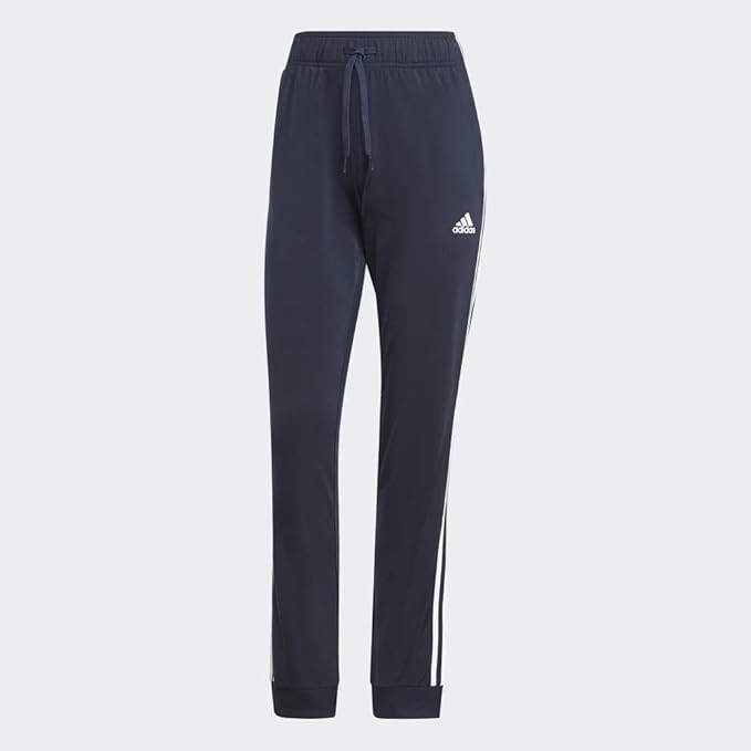 adidas Women's Essentials Warm-up Slim Tapered 3-Stripes Track Pants