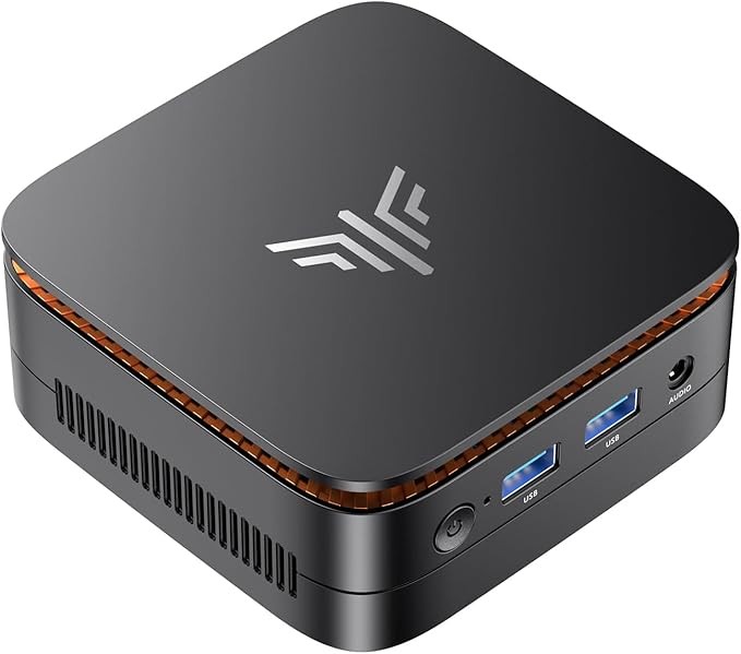 KAMRUI Essenx E1 Mini PC Computer with N97 Processor, 16GB DDR4 RAM 256GB M.2 SSD, Mini Desktop Computer Support Dual 4K, WiFi, Bluetooth, Ethernet, HTPC for Business, Education, Home