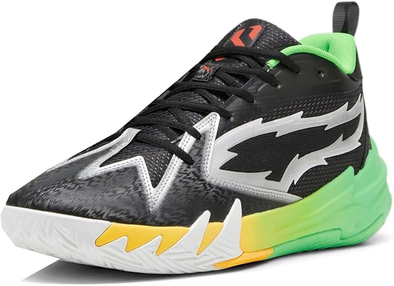 PUMA Mens Scoot Zeros 2K Basketball Sneakers Shoes - Black, Green