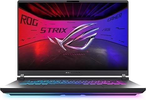 ASUS ROG Strix G16 (2025) Gaming Laptop, 16-inch FHD+ 16:10 165Hz/3ms Display, NVIDIA GeForce RTX™ 5060 Laptop GPU, Intel® Core™ i7 Processor 14650HX, 16GB DDR5, 1TB Gen 4 SSD, Wi-Fi 7, Windows 11 Hom